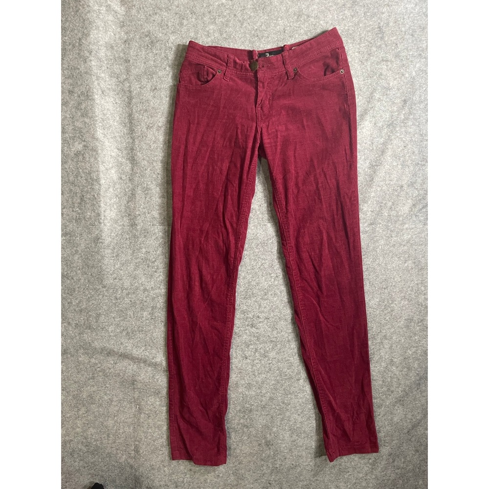 CP Jeans Women Berry Red Corduroy Skinny Pants Size 7 S02284C0SC‎
